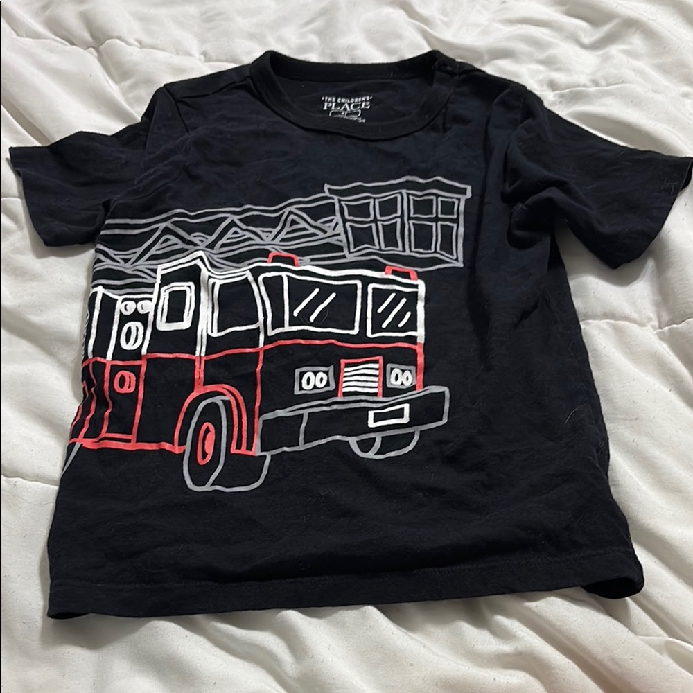 The Children's Place Black Graphic Tee